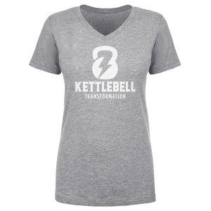 Kettlebell Transformation Women's V-Neck T-Shirt | 500 LEVEL